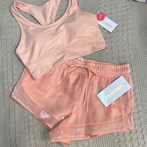 New Peach/Coral Sports Bra